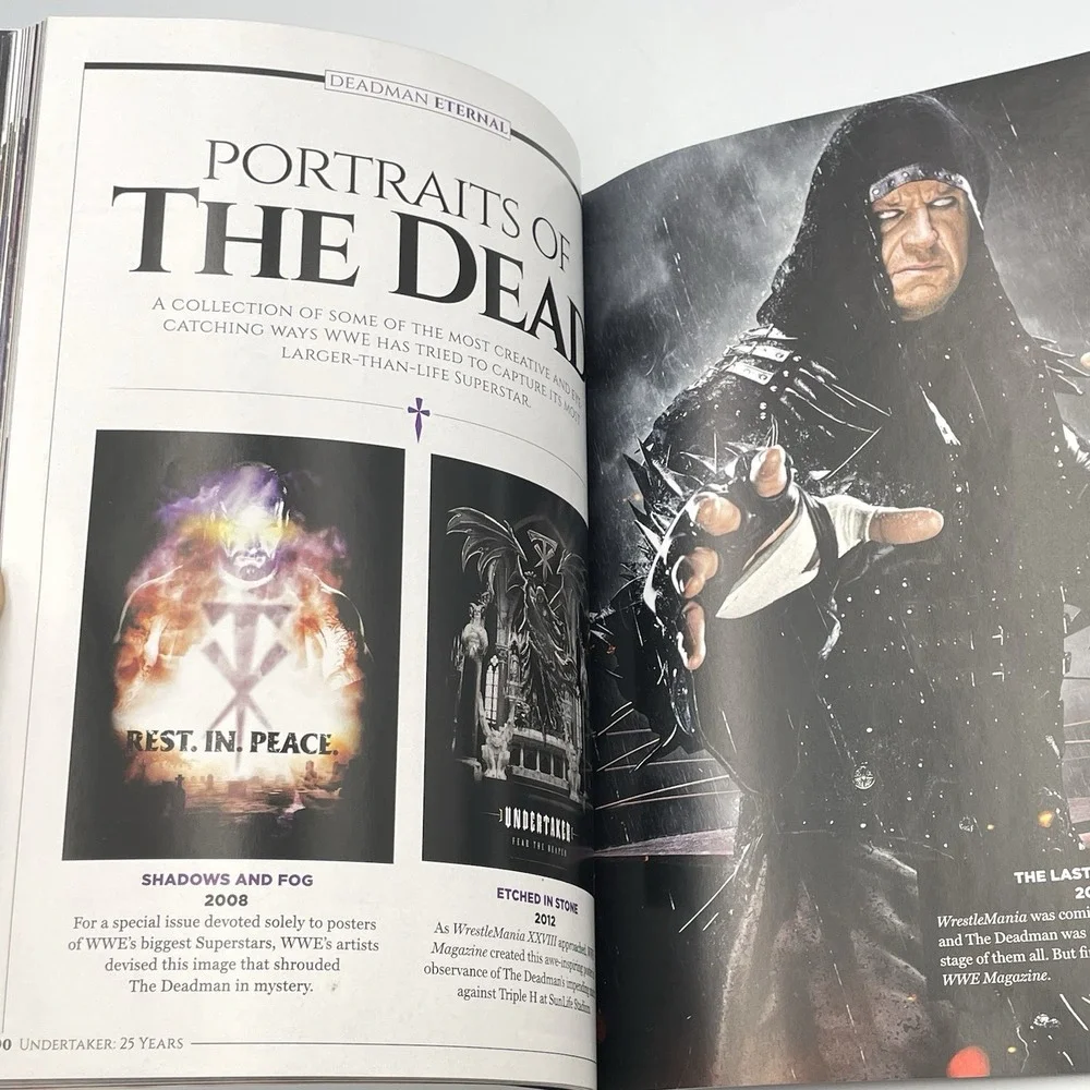 WWE Undertaker 25 Years Of The Deadman 2015 Collector's Edition Magazine